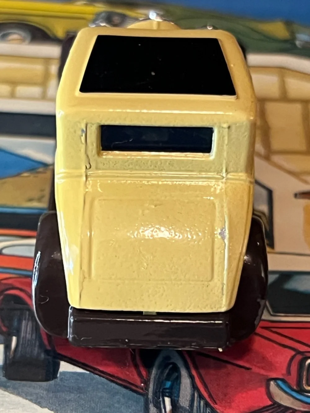 Vintage Matchbox 1979 No. 73 Model A Ford Cream & Brown Made in Macau